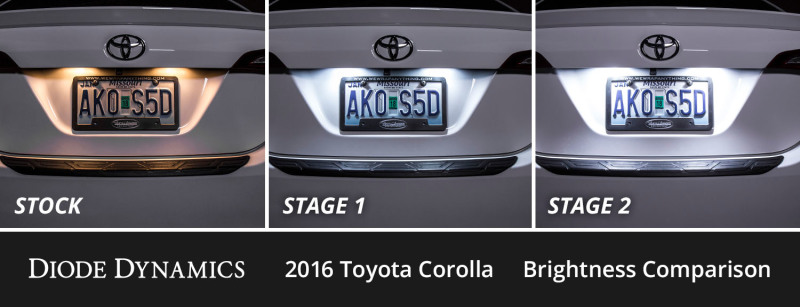 Diode Dynamics 14-22 Toyota Corolla Interior LED Kit Cool White Stage 2 thumbnail 4