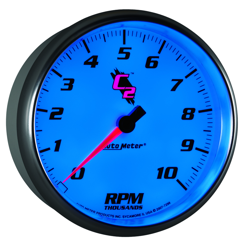 Autometer C2 5 inch 10000 RPM In-Dash Tachometer thumbnail 9