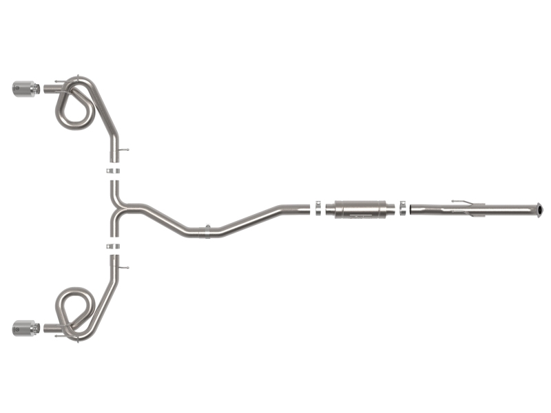 aFe 22-23 Honda Civic Si L4 1.5L (t) Takeda 2.5in to 3in 304 SS Cat-Back Exhaust w/ Polished Tips thumbnail 8
