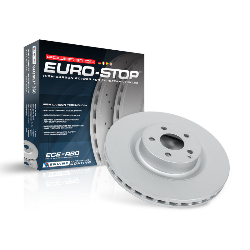 Power Stop 14-19 Fiat 500L Front Evolution High Carbon Geomet Coated Rotor thumbnail 9