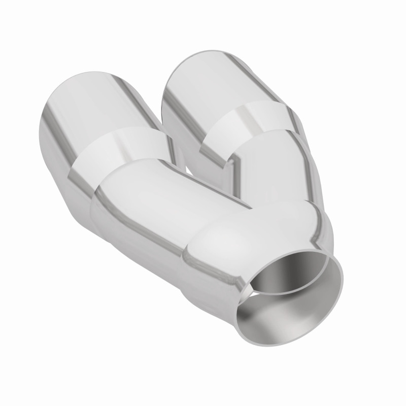 MagnaFlow Double Wall 3in Dual Round Polished Tip 2.25in Inlet thumbnail 8