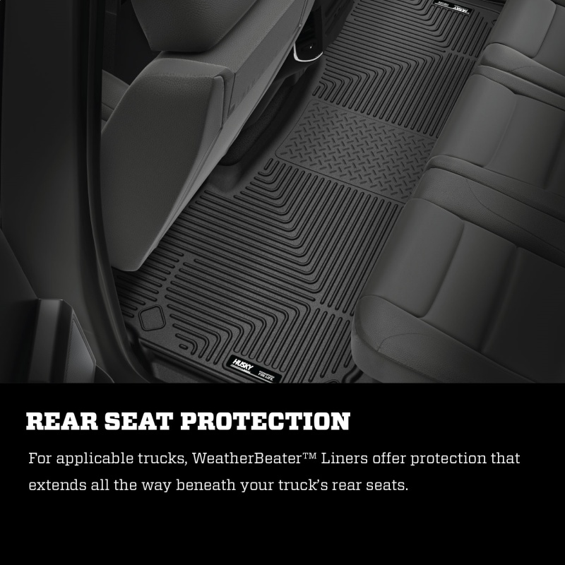 Husky Liners 04-08 Ford F-150 SuperCrew Cab Pickup 2nd Row Floor Liner (Black) thumbnail 9