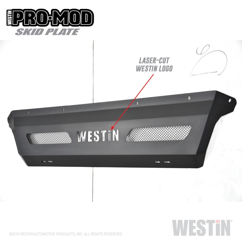 Westin 11-16 Ford F-250/350/450/550 Pro-Mod Skid Plate - Tex. Blk thumbnail 5