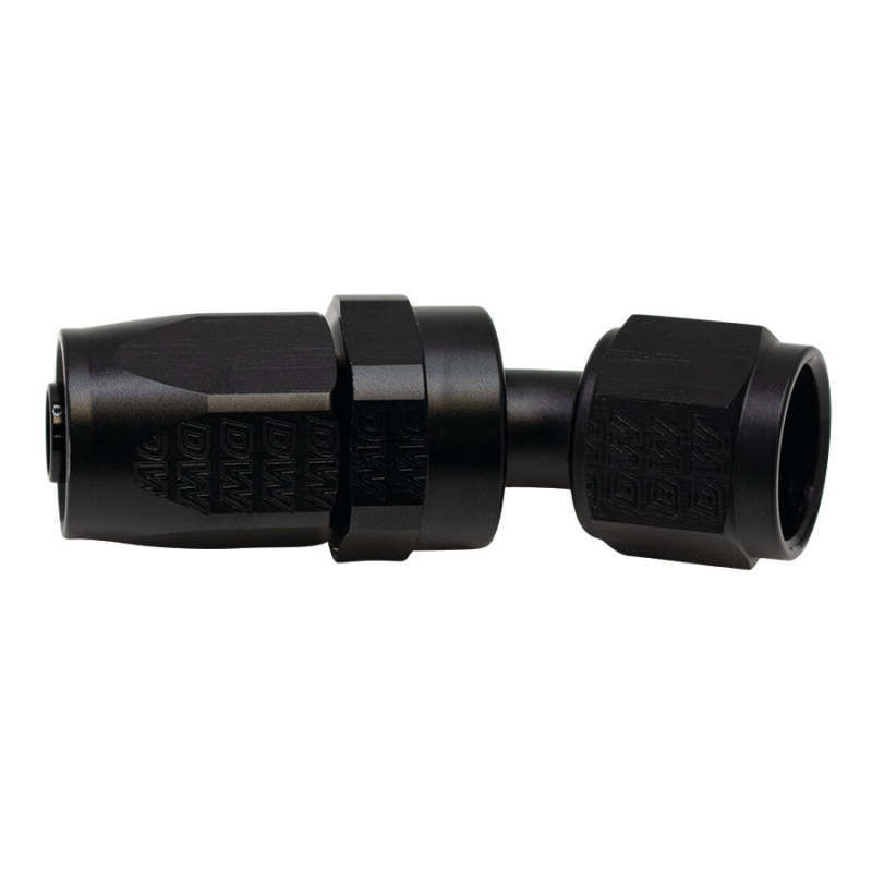 DeatschWerks 8 AN Female Flare Swivel 30-Degree Hose End CPE - Anodized Matte Black thumbnail 2