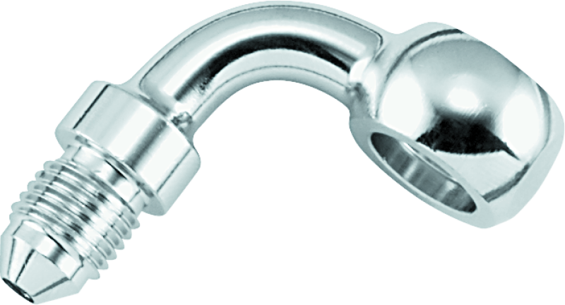 Twin Power Stainless Brake Fitting 3/8 Inch X AN3 90 Degree Banjo Adaptor thumbnail 2