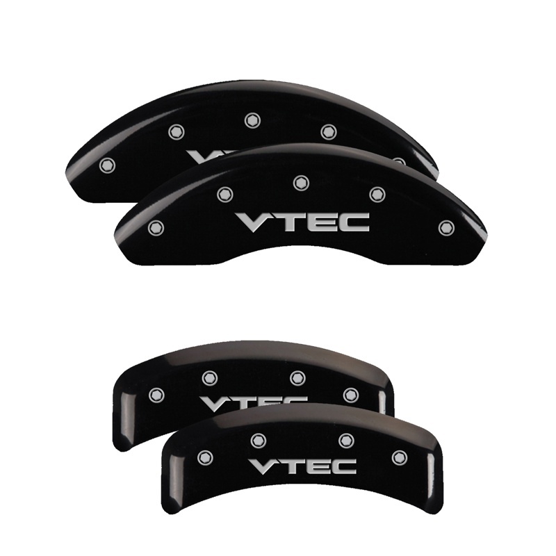 MGP 4 Caliper Covers Engraved Front & Rear MGP Black finish silver ch thumbnail 2