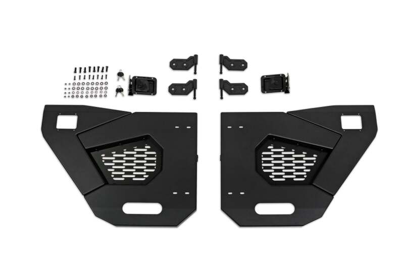 DV8 Offroad 18-22 Jeep Wrangler JL/JT Spec Series Half Doors - Rear Set thumbnail 5