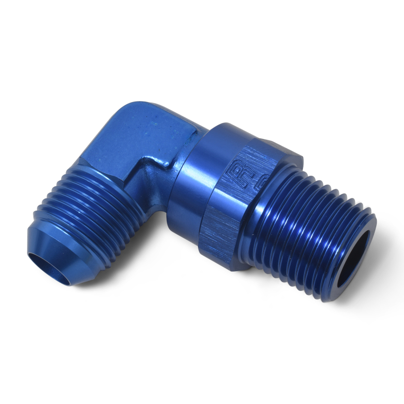 Russell Performance -10 AN 90 Degree Male to Male 1/2in Swivel NPT Fitting thumbnail 6