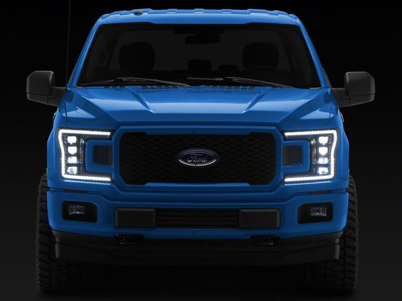 Raxiom 18-20 Ford F-150 CXR Series V2 LED Headlights- Black Housing- Clear Lens thumbnail 4