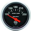 Autometer Sport-Comp 52mm SSE 100-250F Oil Temperature Gauge thumbnail 6