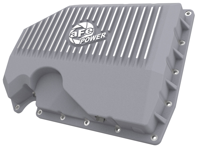 aFe 05-19 VW 1.8L/2.0L w/o Oil Sensor Engine Oil Pan Raw POWER Street Series w/ Machined Fins