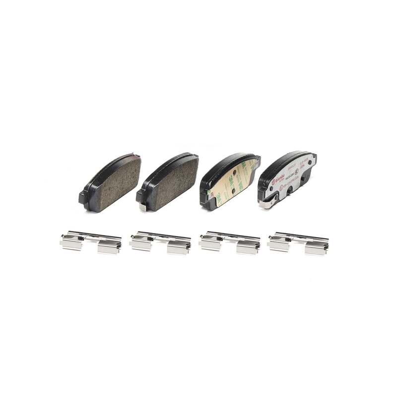 Brembo 11-16 Chevrolet Cruze Premium Xtra Brake Pads - Rear thumbnail 2