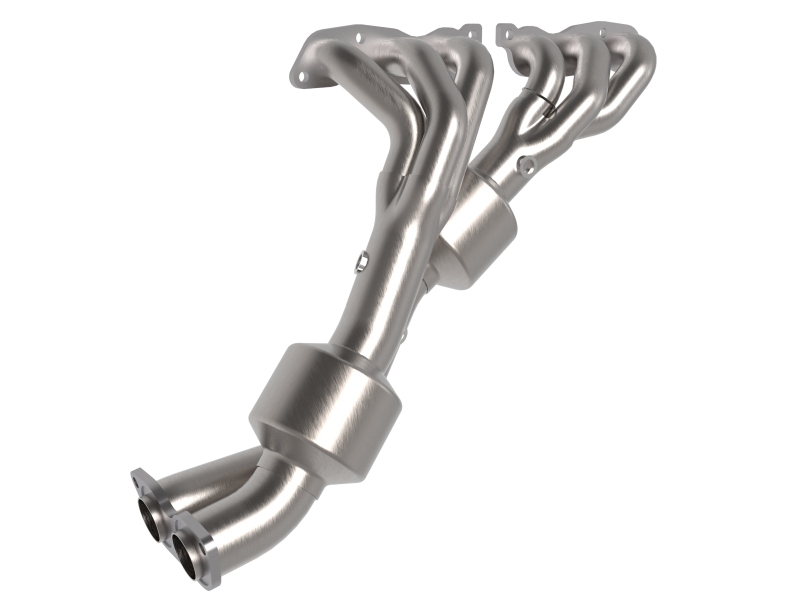 aFe 98-05 Lexus GS300 / 01-05 Lexus IS300 Twisted Steel 304 Stainless Steel Header w/ Cat thumbnail 2
