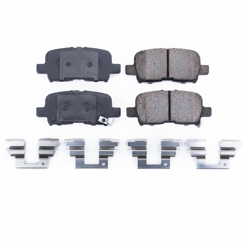 Power Stop 01-06 Acura MDX Rear Z17 Evolution Ceramic Brake Pads w/Hardware thumbnail 7
