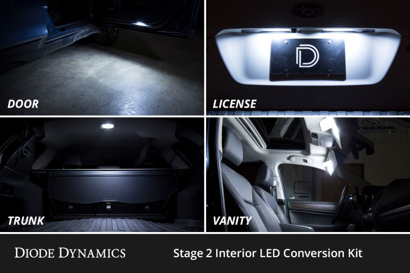 Diode Dynamics 03-09 Toyota 4Runner Interior LED Kit Cool White Stage 1 thumbnail 9