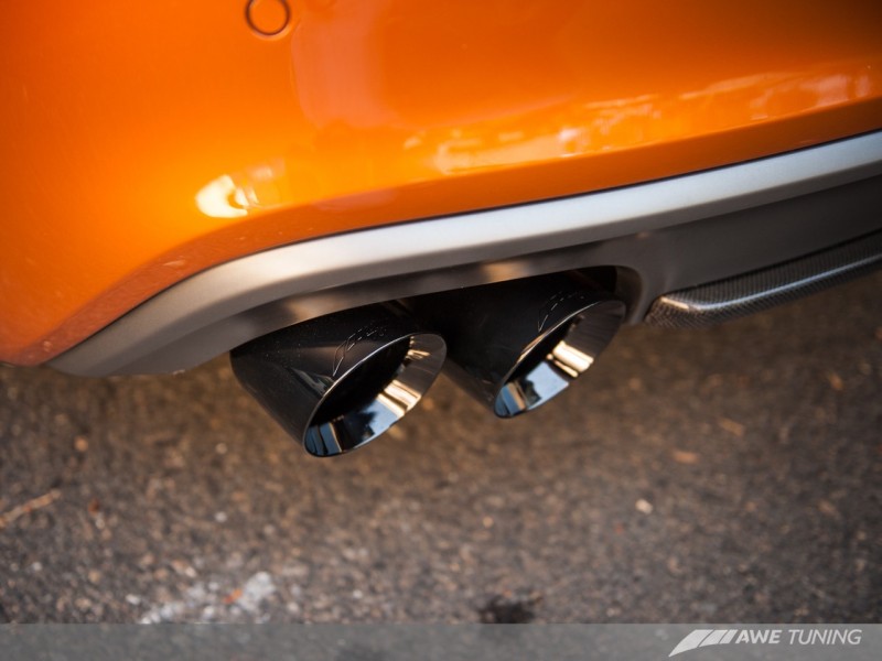 AWE Tuning Audi B8.5 S5 3.0T Track Edition Exhaust - Diamond Black Tips (90mm) thumbnail 3