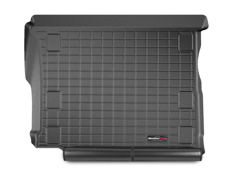 WeatherTech 2018+ Jeep Wrangler Unlimited Cargo Liner w/ Bumper Protector - Black (JL Models Only)
