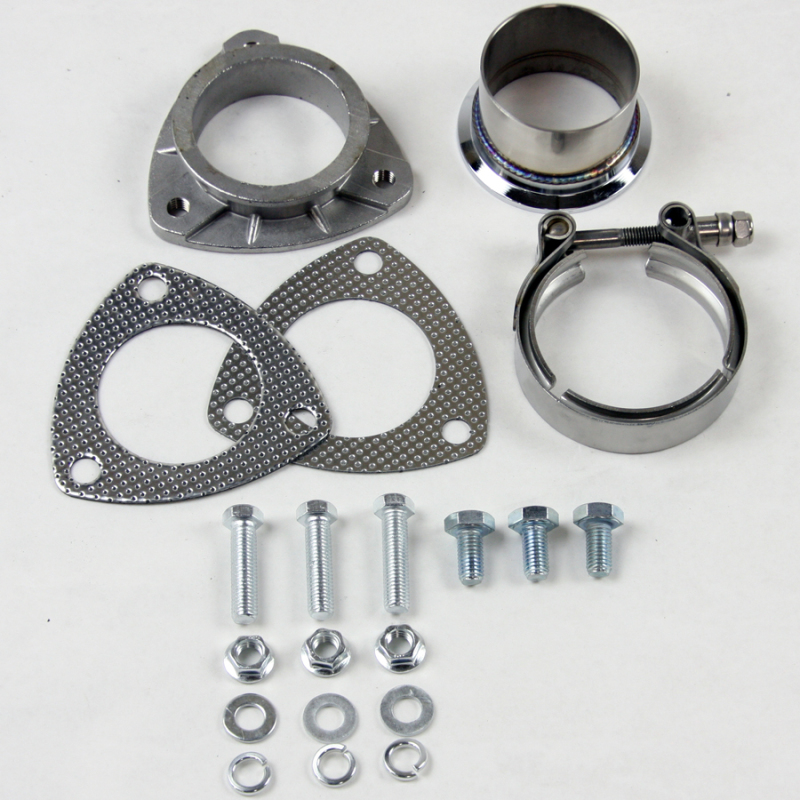 2.5" V band to Straight Connection with Gaskets