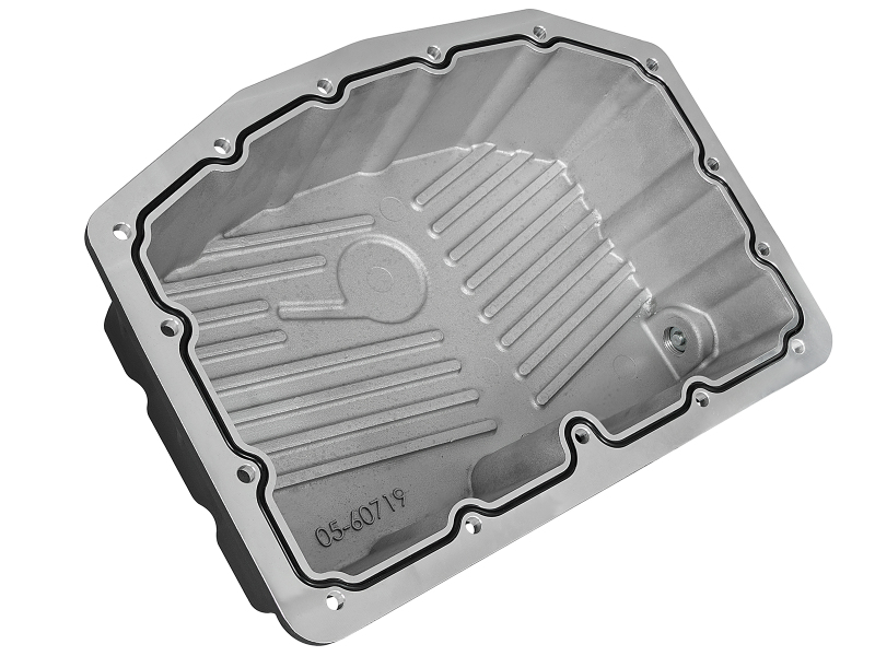 aFe Pro Series Engine Oil Pan Black w/Machined Fins; 11-16 Ford Powerstroke V8-6.7L (td) thumbnail 9