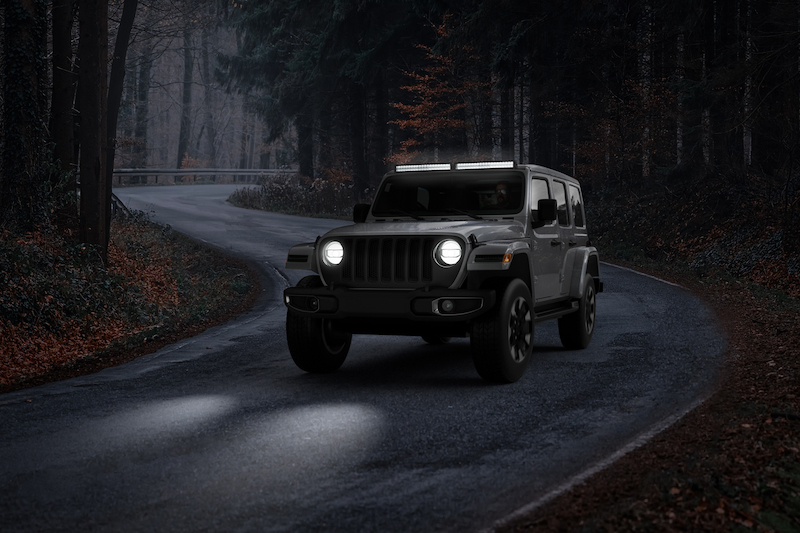 Hella Universal Black Magic 21.5in Tough Double Row Curved Light Bar - Spot & Flood Light thumbnail 7