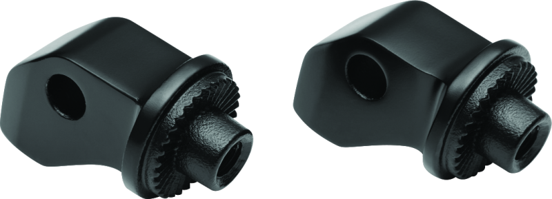Kuryakyn Splined Front Peg Adapter 15-20 Scout Satin Black #8893