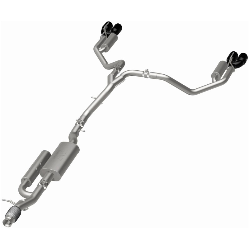 MagnaFlow 2021 Chevrolet Tahoe V8 5.3L Street Series Cat-Back Exhaust - Black Chrome Tips thumbnail 7