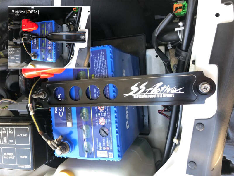 GReddy Garage 89-94 Nissan Skyline GT-R Battery Tie Down R32 thumbnail 2