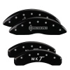 MGP 4 Caliper Covers Engraved Front Lincoln Engraved Rear MKT Black finish silver ch thumbnail 8