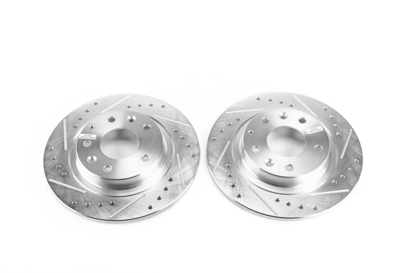 Power Stop 16-18 Mazda CX-3 Rear Evolution Drilled & Slotted Rotors - Pair thumbnail 3