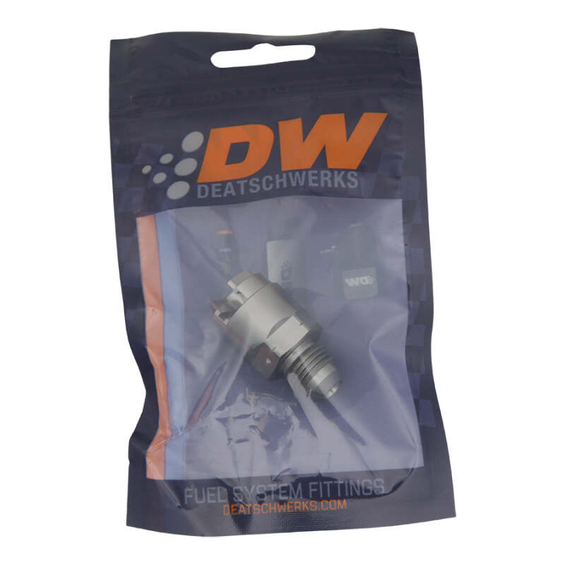 DeatschWerks 6AN Male Flare to 1/4in Female EFI Quick Connect Adapter thumbnail 3