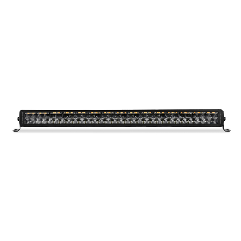 Go Rhino Xplor Blackout Combo Series Dbl Row LED Light Bar w/Amber (Side/Track Mount) 32in. - Blk thumbnail 2