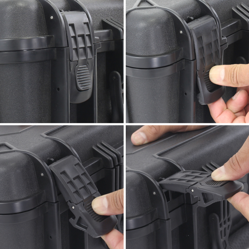Go Rhino XVenture Gear Hard Case - Large 20in. / Lockable / IP67 / Automatic Air Valve - Tex. Black thumbnail 5
