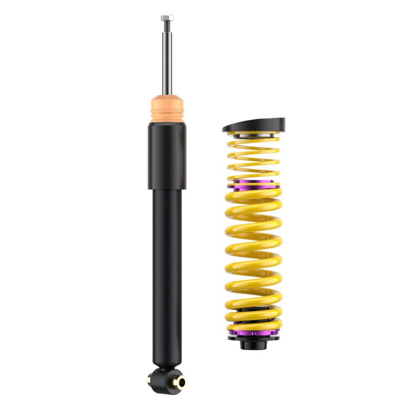 KW Variant 1 Coilover Kits 102200AC Kits, 1, 1.0 - 2.2 in. Lowered Front, 1.4 - 2.4 in. Lowered Rear, Natural/Purple Shocks, Yellow Springs, BMW, Kit thumbnail 4