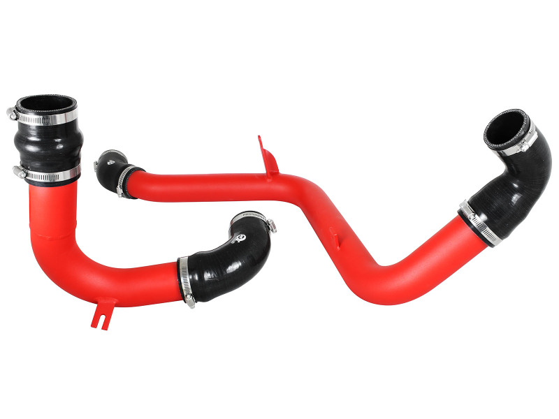 aFe BladeRunner 2.5in Red Intercooler Tubes Hot and Cold Side 12-16 Ford Focus ST 2.0L (t) thumbnail 6