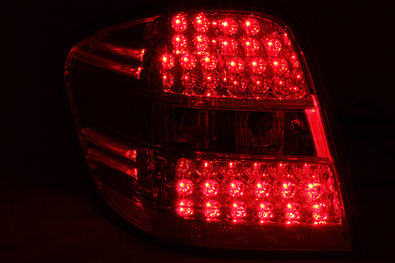 ANZO 2006-2007 Mercedes Benz M Class W164 LED Taillights Red/Clear thumbnail 7