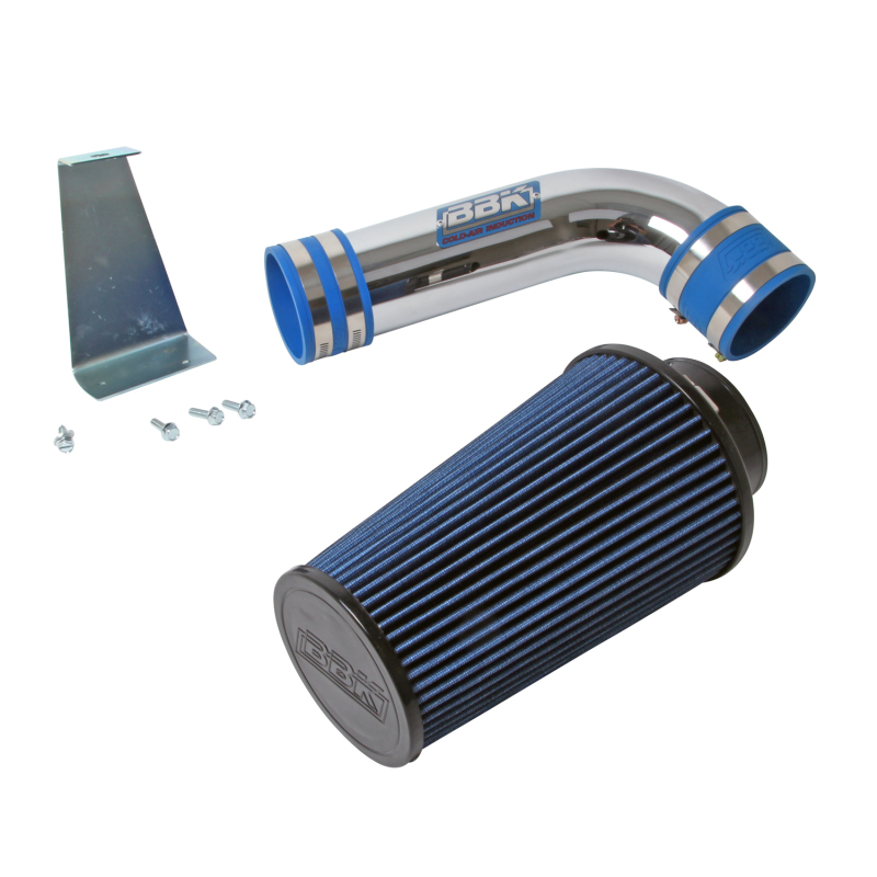 BBK 86-93 Mustang 5.0 Cold Air Intake Kit - Standard Style - Chrome Finish thumbnail 8