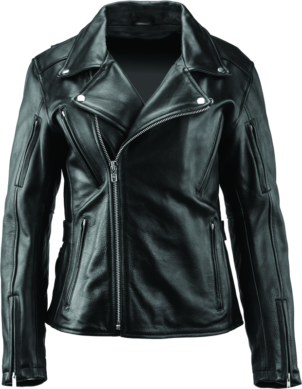 Kuryakyn Leather By River Road Ironclad Classic Leather Jacket Black Womens - Large thumbnail 2