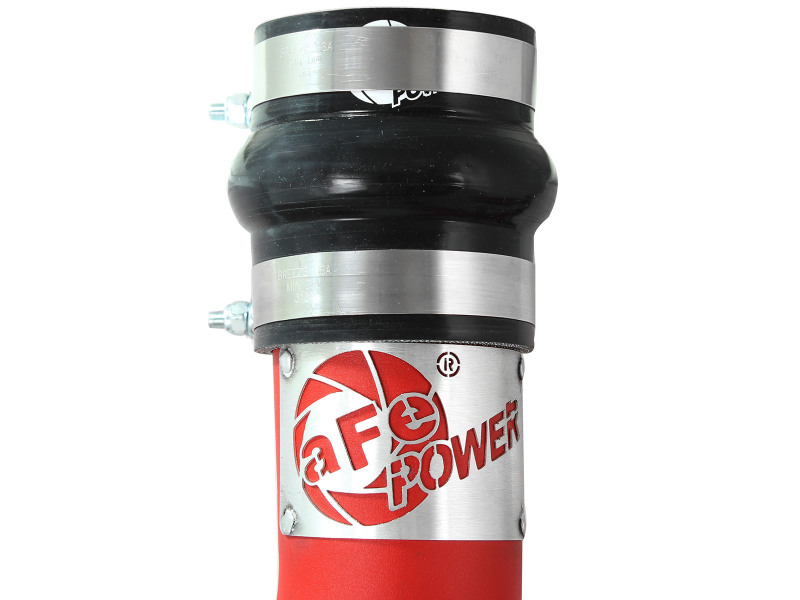 BladeRunner 3 IN Aluminum Hot and Cold Charge Pipe Kit Red