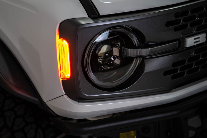 DV8 Offroad 2021-2025 Ford Bronco Black Headlights thumbnail 5