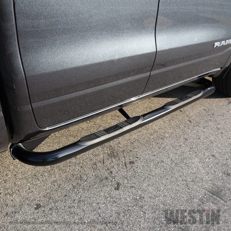 Westin 19-20 Ram 1500 Crew Cab E-Series 3 Nerf Step Bars - Black thumbnail 6