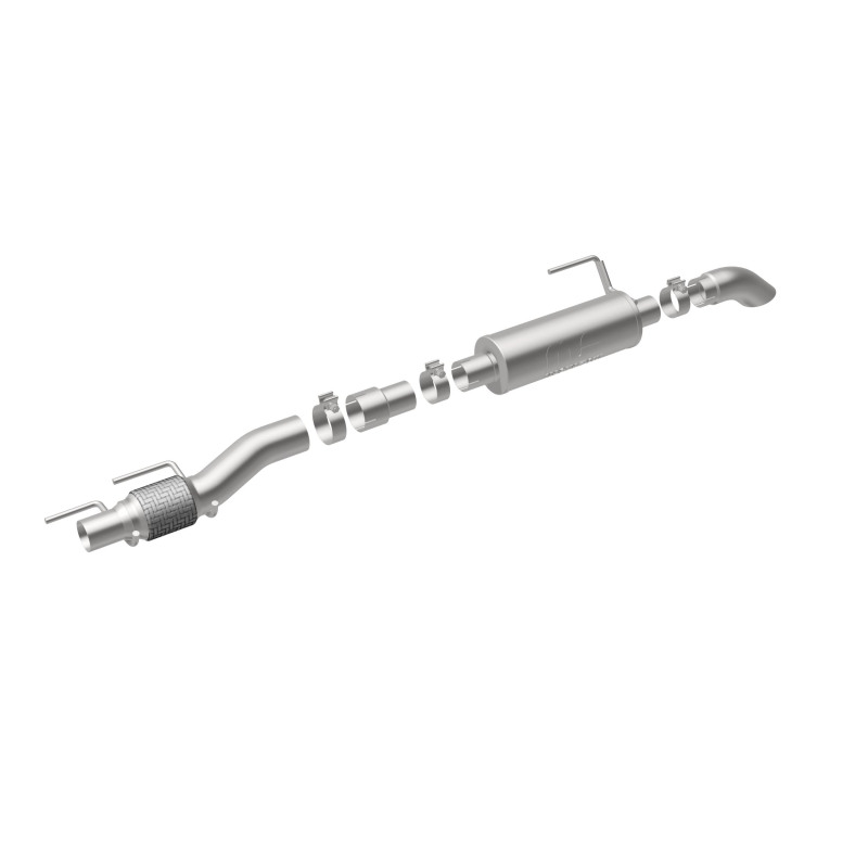 MagnaFlow Cat-Back, SS, 2.5/3in, Turn Down In Front Rear Tire 2015 Ford F150 2.7L V6T Ext Cab thumbnail 4