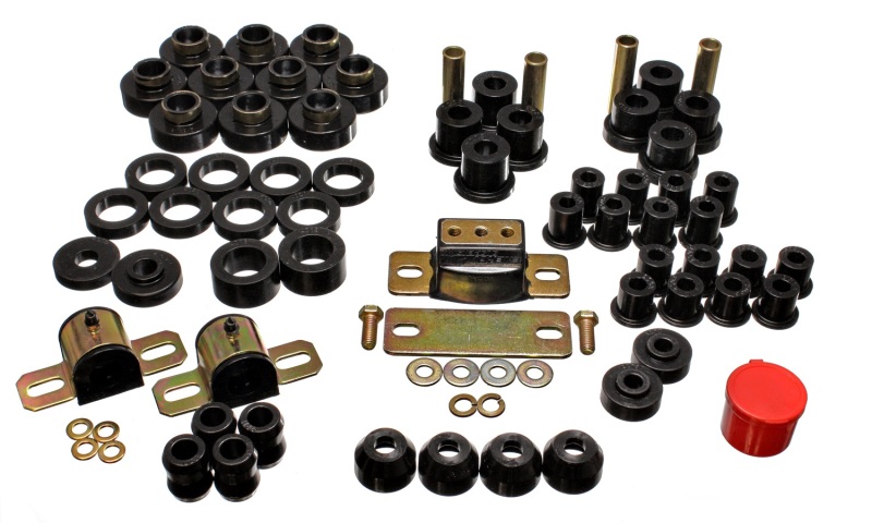 Energy Suspension 80-86 Jeep CJ7 Black Hyper-Flex Master Bushing Set thumbnail 5
