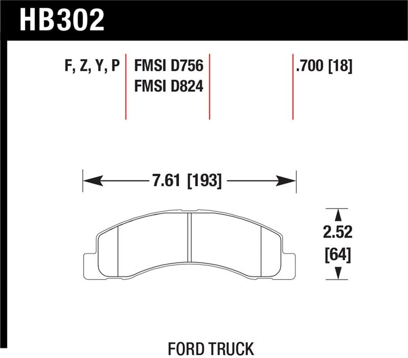 HAWK Ceramic Brake Pad Sets