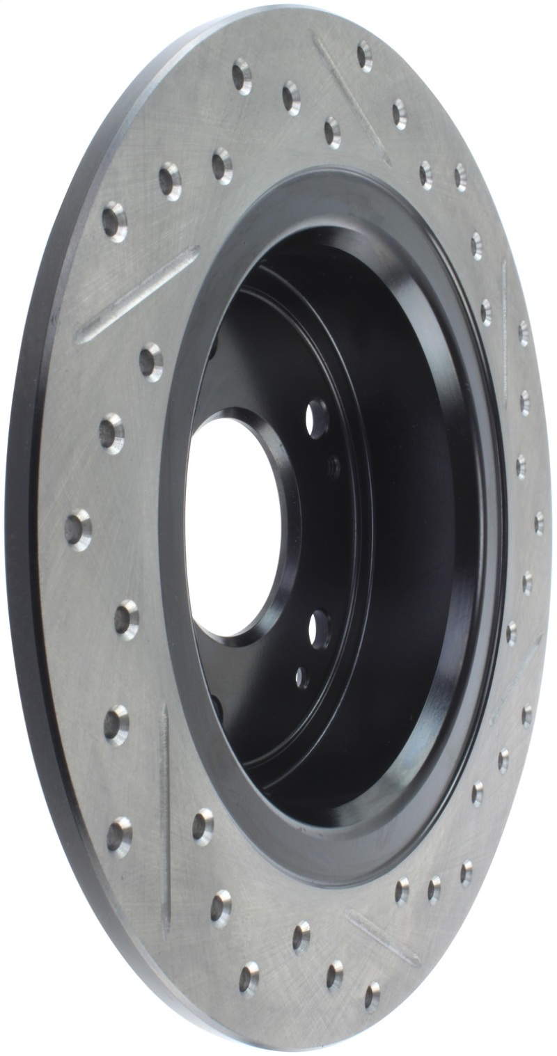 StopTech 09-10 Acura TSX / 08-10 Honda Accord Coupe/05-10 Sedan Right Rear Slotted & Drilled Rotor thumbnail 6