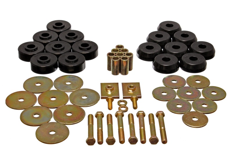 Energy Suspension Body Mount Set Exc. Convertible - Black thumbnail 3