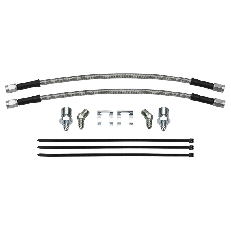Wilwood 89-98 Nissan 240SX / 89-02 Nissan Skyline Rear Flexline Kit (M10x1.0 to 1/8-27)