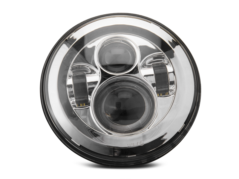 Raxiom 97-18 Jeep Wrangler TJ/JK Axial Series LED Daymaker Headlights- Chrome Housing (Clear Lens) thumbnail 3