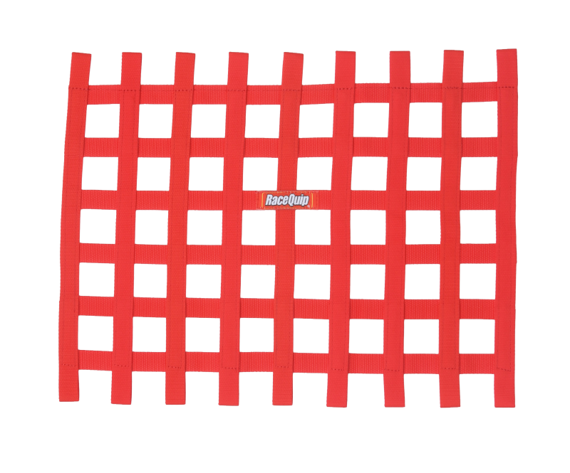 RaceQuip Red Ribbon Window Net thumbnail 2