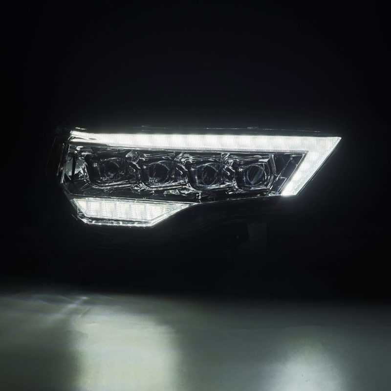 AlphaRex 14-22 Toyota 4Runner NOVA LED Proj Headlights Chrome w/ Activ Light/Seq Signal/DRL thumbnail 4