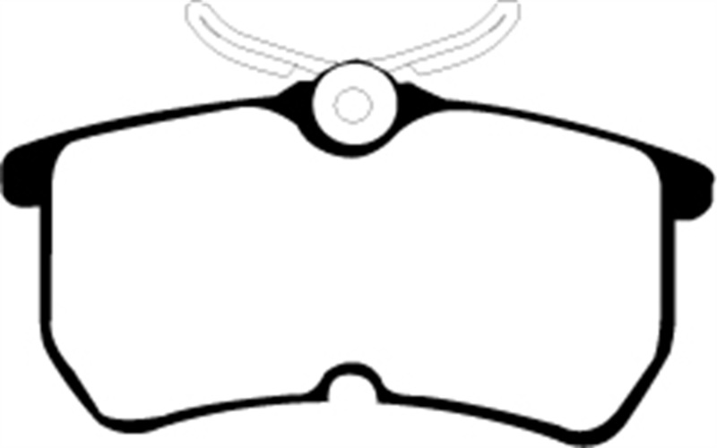 EBC 13+ Ford Fiesta 1.6 Turbo ST Ultimax2 Rear Brake Pads thumbnail 2